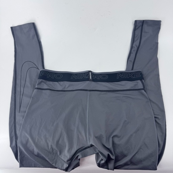 Nike Pro Dri Fit Compression pants in Gray and Black - Picture 5 of 9